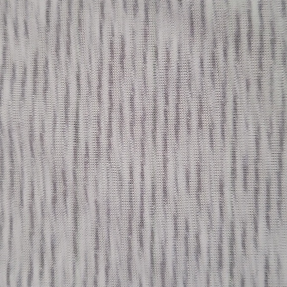 Kuhl Aspira Tank Top Racer Back Pleated Gray White Stripe Large style 8379 - Picture 4 of 10